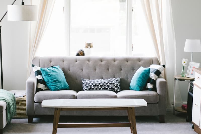 Linen Lounge Ottoman